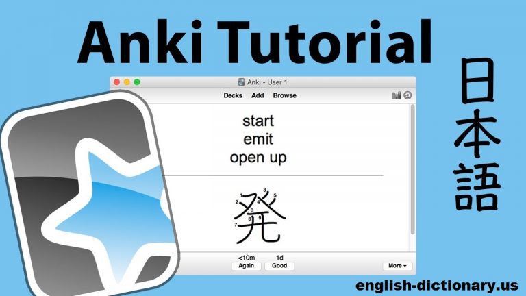 Anki Salah Satu Web Kmus Inggris Dan Bahasa Jepang