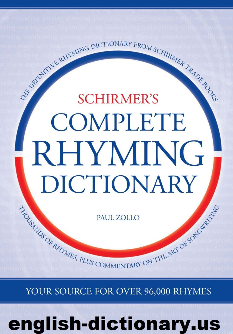 Mengulas Tentang Kamus Rhyming dictionary